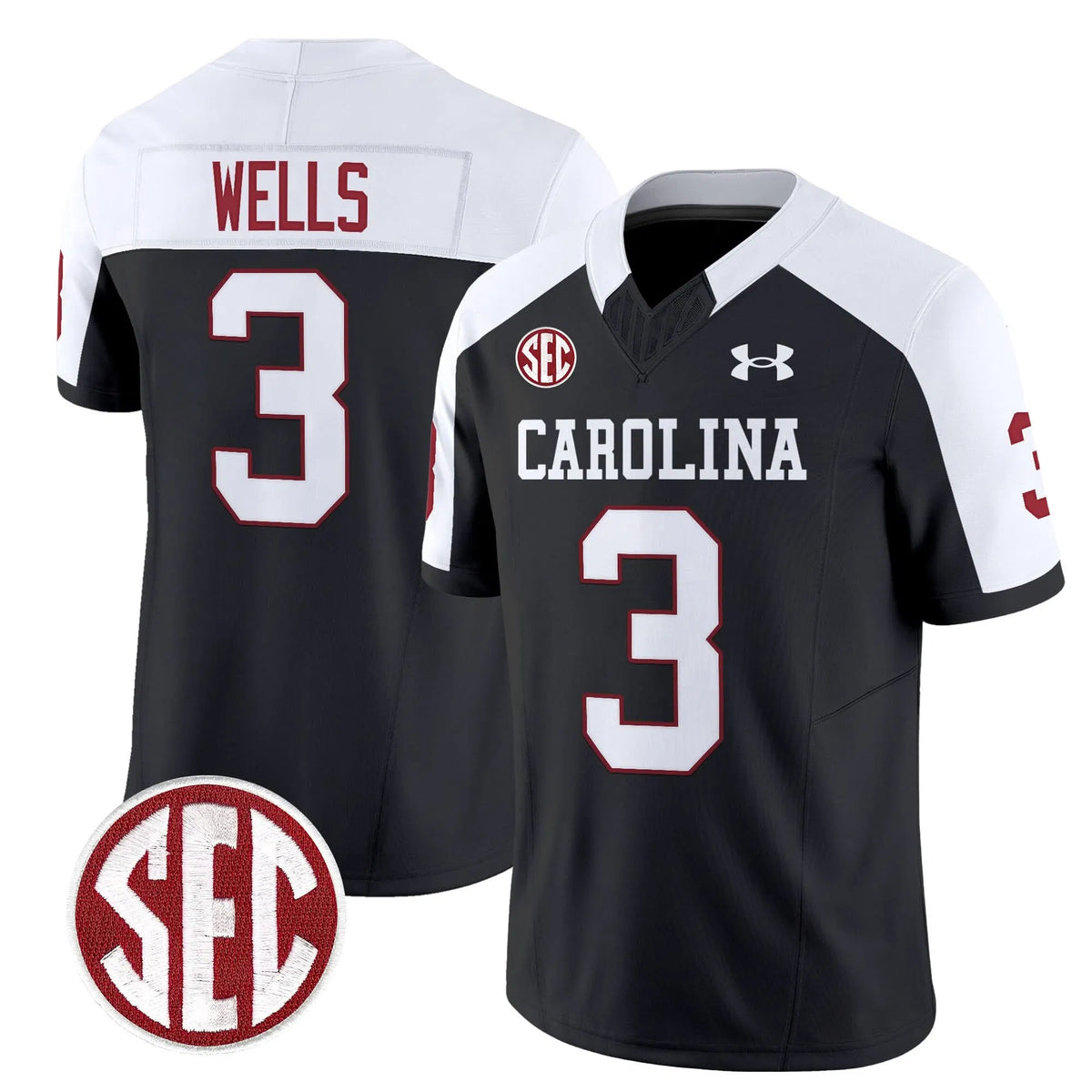Personalized SCG 1980 Throwback Vapor Limited Jersey - Black Alternate / Juice Wells Stitched