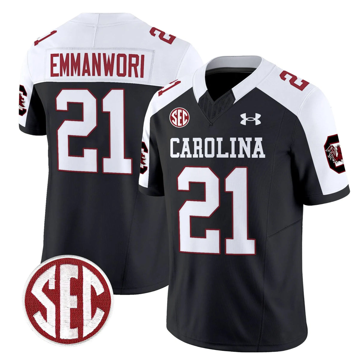 Personalized SCG 1980 Throwback Vapor Limited Jersey V2 - Black Alternate / Nick Emmanwori Stitched