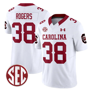 Personalized SCG 1980 Throwback Vapor Limited Jersey V2 - White / George Rogers Stitched