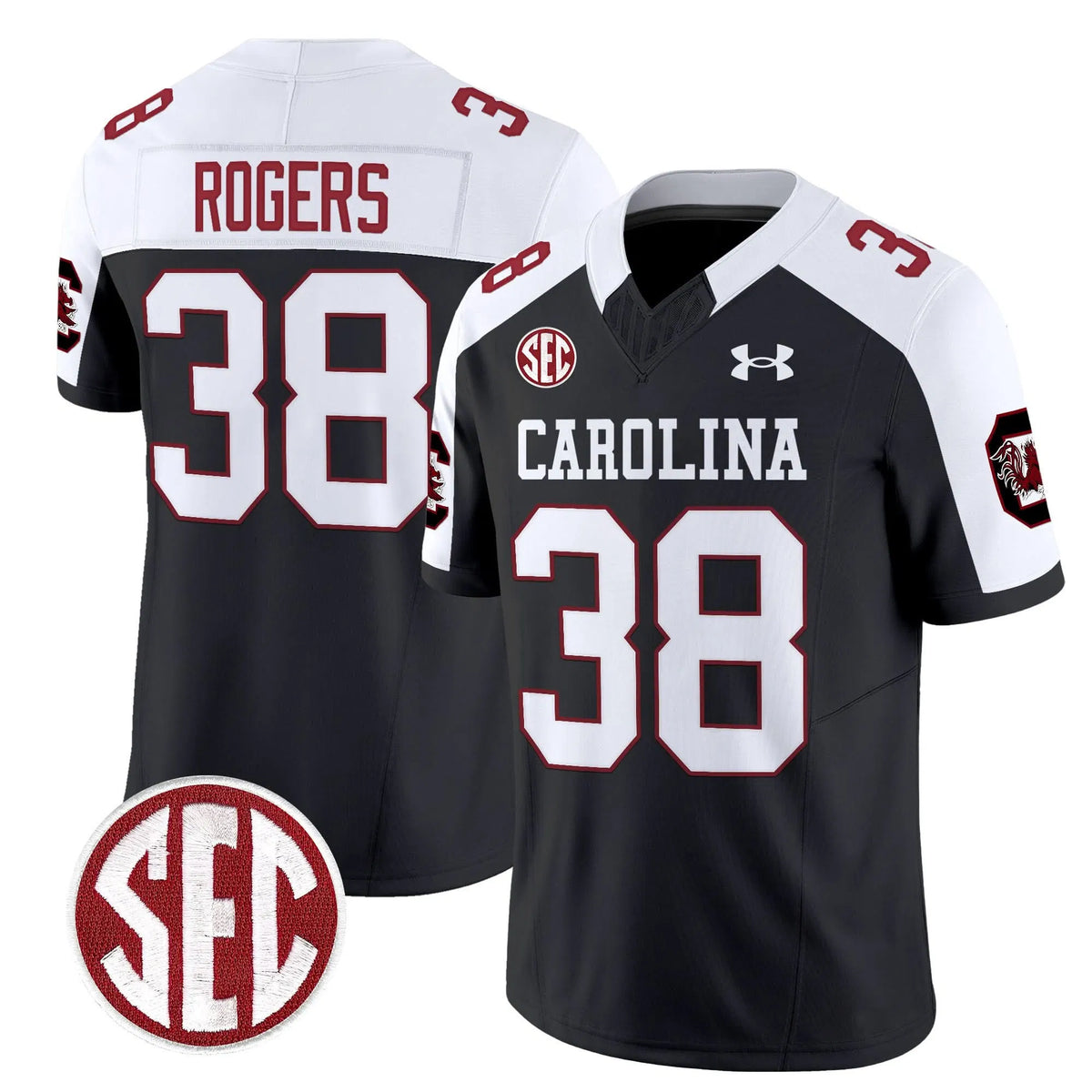 Personalized SCG 1980 Throwback Vapor Limited Jersey V2 - Black Alternate / George Rogers Stitched