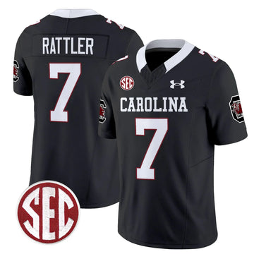 Personalized SCG 1980 Throwback Vapor Limited Jersey V2 - Black / Spencer Rattler Stitched