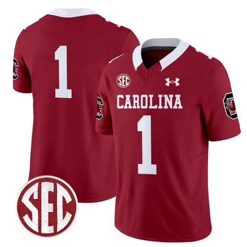 Personalized SCG 1980 Throwback Vapor Limited Jersey V2 - Garnet / #1 Team Stitched