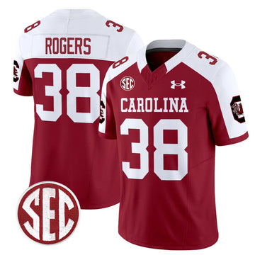 Personalized SCG 1980 Throwback Vapor Limited Jersey V2 - Garnet Alternate / George Rogers Stitched