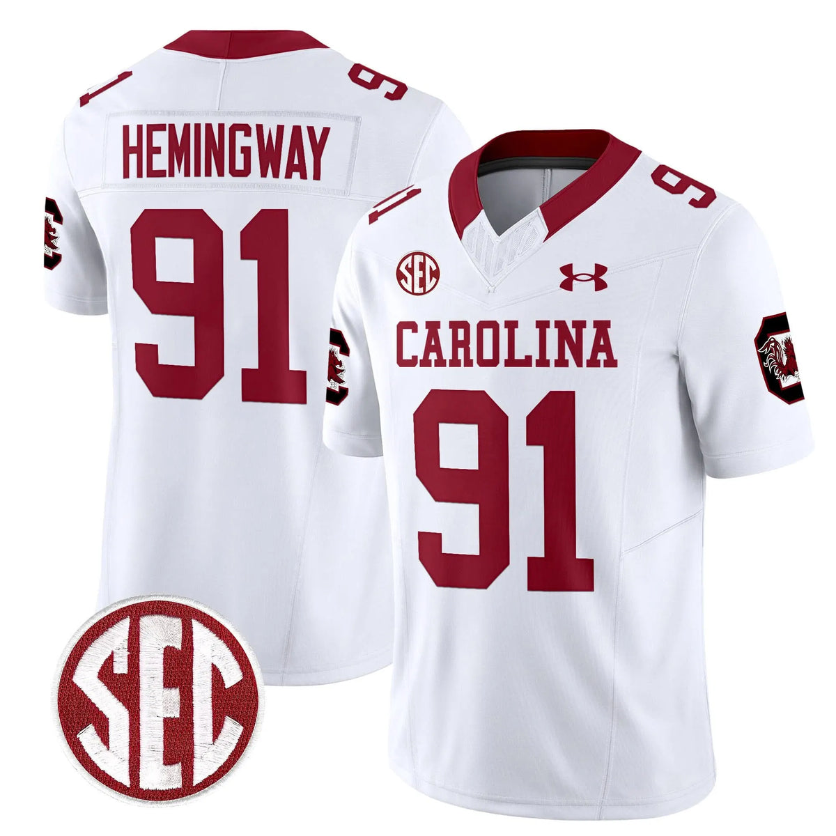Personalized SCG 1980 Throwback Vapor Limited Jersey V2 - White / Tonka Hemingway Stitched