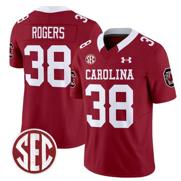 Personalized SCG 1980 Throwback Vapor Limited Jersey V2 - Garnet / George Rogers Stitched