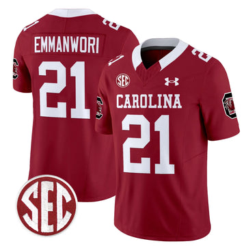 Personalized SCG 1980 Throwback Vapor Limited Jersey V2 - Garnet / Nick Emmanwori Stitched