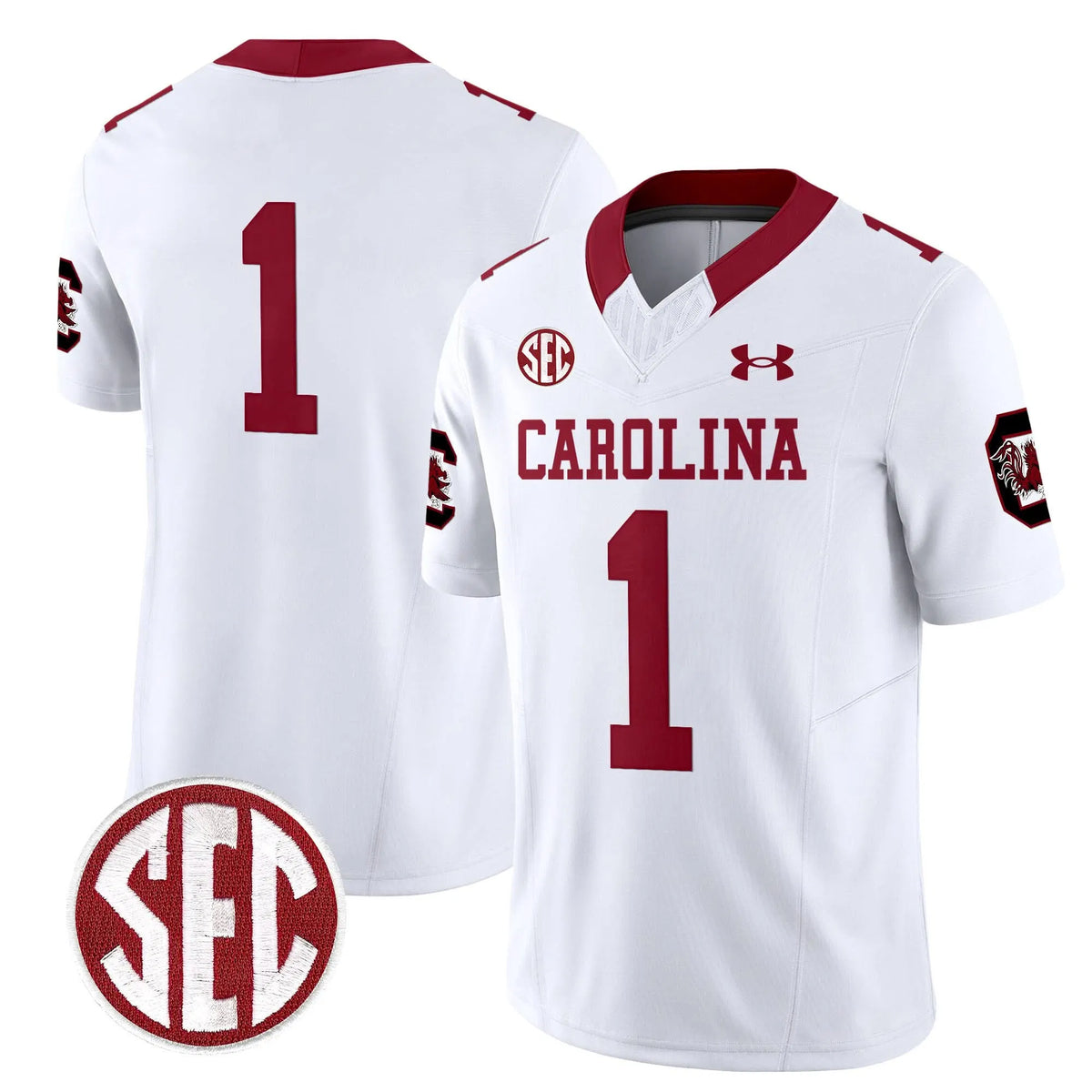Personalized SCG 1980 Throwback Vapor Limited Jersey V2 - White / #1 Team Stitched