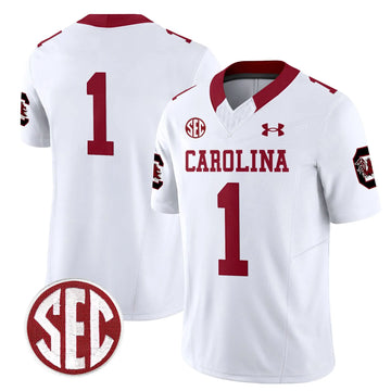 Personalized SCG 1980 Throwback Vapor Limited Jersey V2 - White / #1 Team Stitched