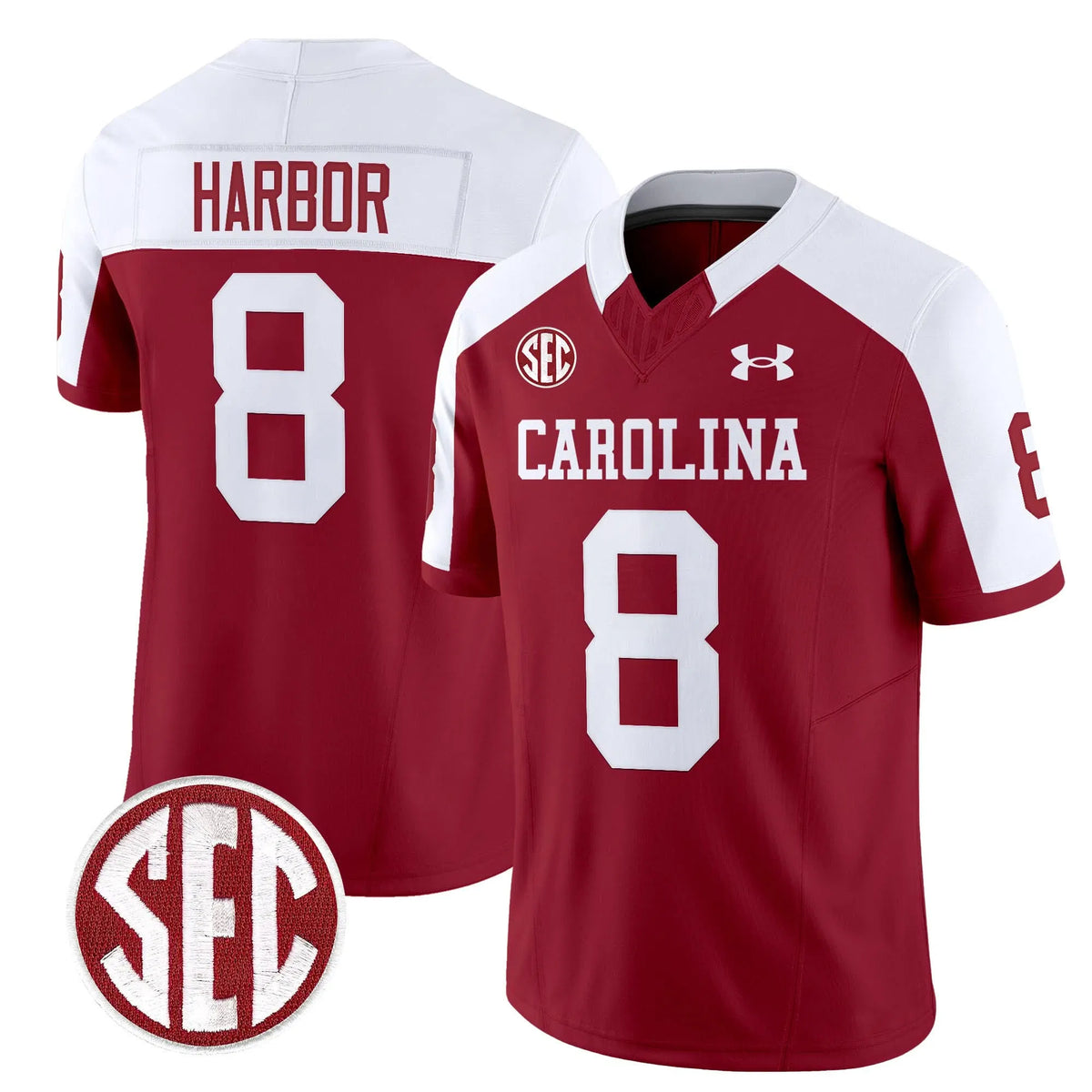 Personalized SCG 1980 Throwback Vapor Limited Jersey - Garnet Alternate / Nyck Harbor Stitched