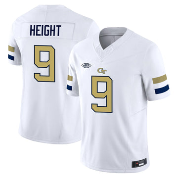 Personalized Georgia Tech 24/25 Jersey - HEIGHT - 9 / White Stitched