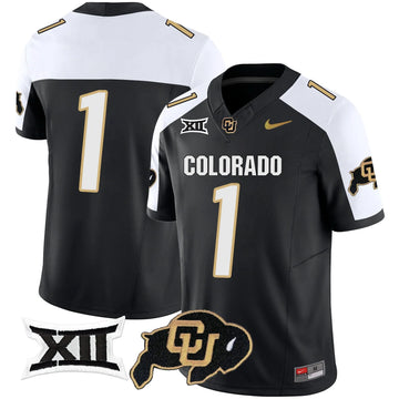 Personalized CB Vapor Limited Jersey V2 - Big 12 XII Patch - Alternate / #1 Team Stitched
