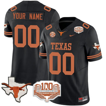 Personalized Custom TL 2026 Vapor Jersey - 100 years of Darrell K Royal - Black Stitched