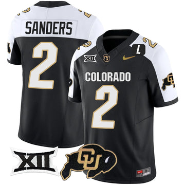 Personalized CB Vapor Limited Jersey V2 - Big 12 XII Patch - Alternate / Shedeur Sanders Stitched