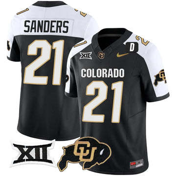 Personalized CB Vapor Limited Jersey V2 - Big 12 XII Patch - Alternate / Shilo Sanders Stitched