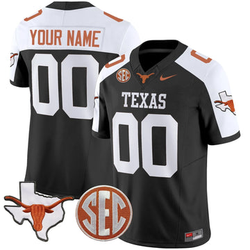 Personalized TL State Map & Sec Patch Vapor Limited Custom Jersey V5 - Black Alternate Stitched