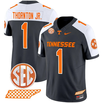 Personalized TV 2026 Vapor Limited Jersey V2 - Grey Alternate / Thornton Jr. Stitched