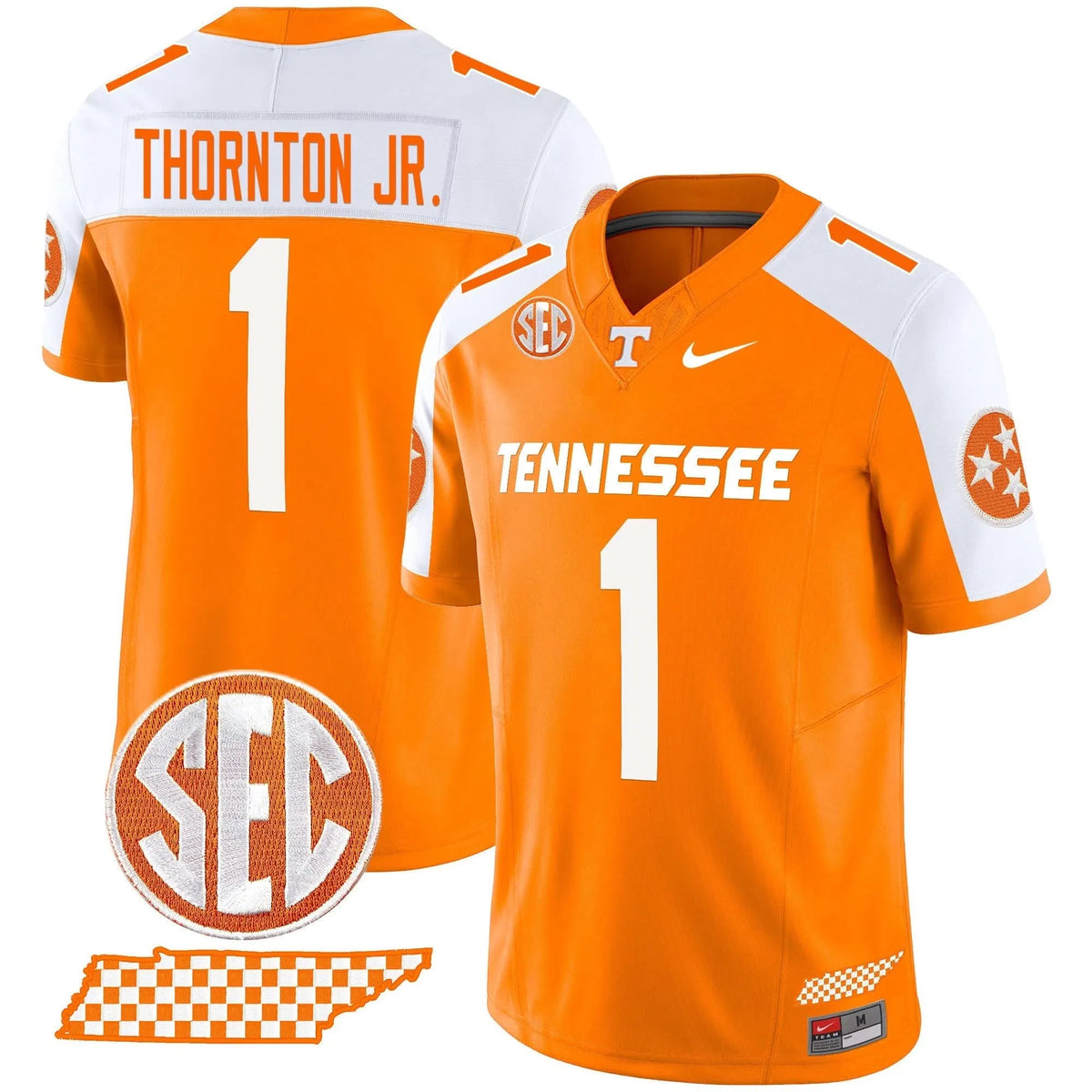 Personalized TV 2026 Vapor Limited Jersey V2 - Orange Alternate / Thornton Jr. Stitched