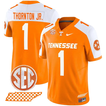 Personalized TV 2026 Vapor Limited Jersey V2 - Orange Alternate / Thornton Jr. Stitched