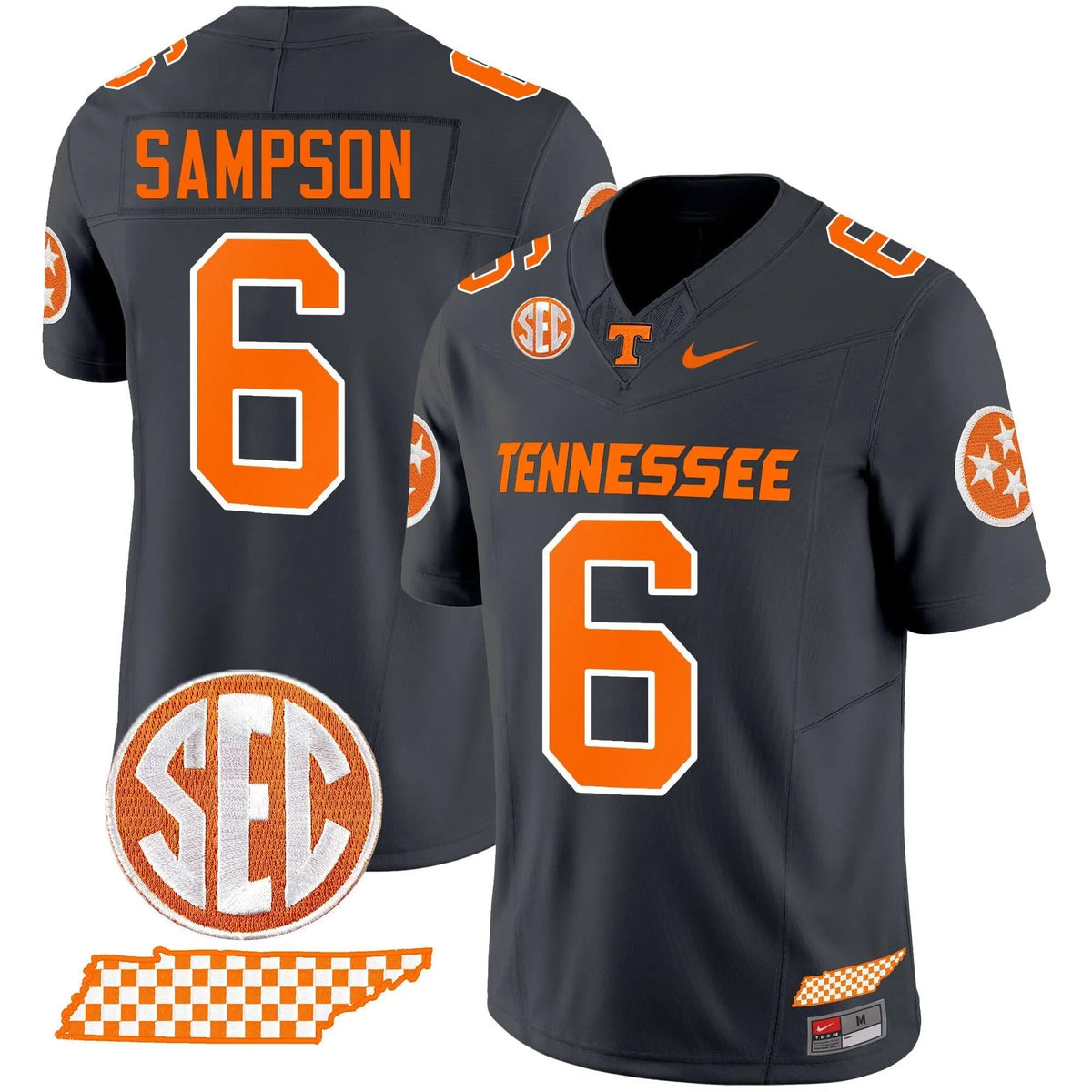 Personalized TV 2026 Vapor Limited Jersey V2 - Smokey Grey / Dylan Sampson Stitched