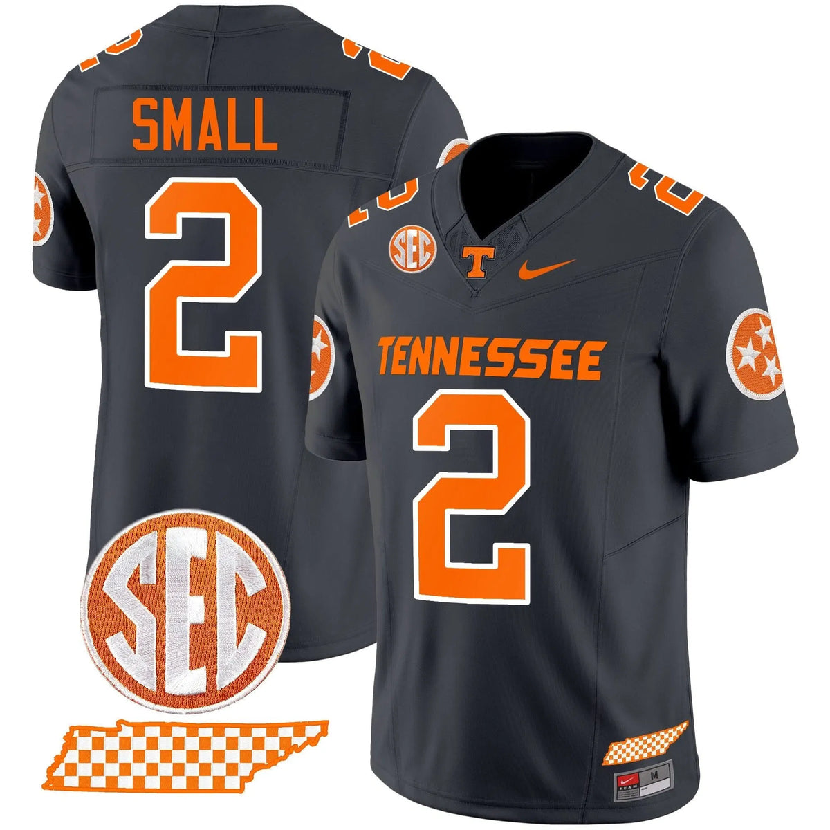 Personalized TV 2026 Vapor Limited Jersey V2 - Smokey Grey / Jabari Small Stitched
