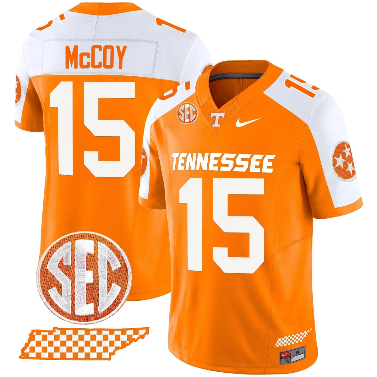 Personalized TV 2026 Vapor Limited Jersey V2 - Orange Alternate / Bru McCoy Stitched