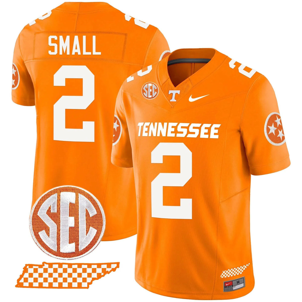 Personalized TV 2026 Vapor Limited Jersey V2 - Orange / Jabari Small Stitched
