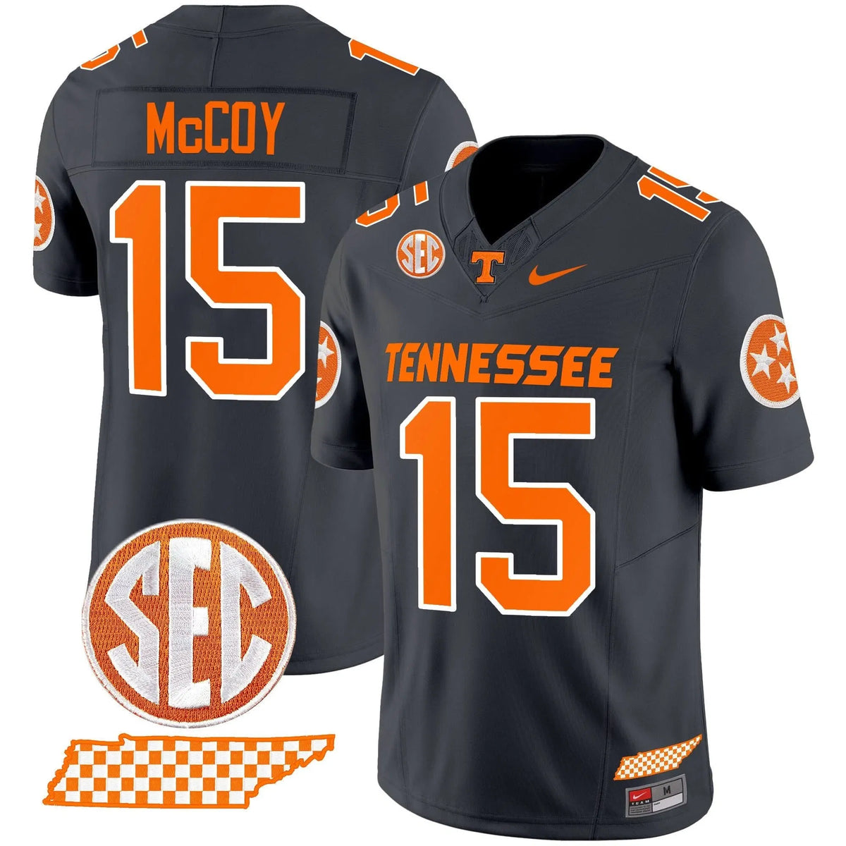 Personalized TV 2026 Vapor Limited Jersey V2 - Smokey Grey / Bru McCoy Stitched