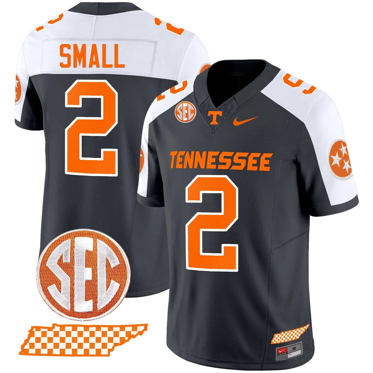 Personalized TV 2026 Vapor Limited Jersey V2 - Grey Alternate / Jabari Small Stitched