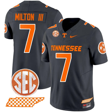 Personalized TV 2026 Vapor Limited Jersey V2 - Smokey Grey / Joe Milton III Stitched