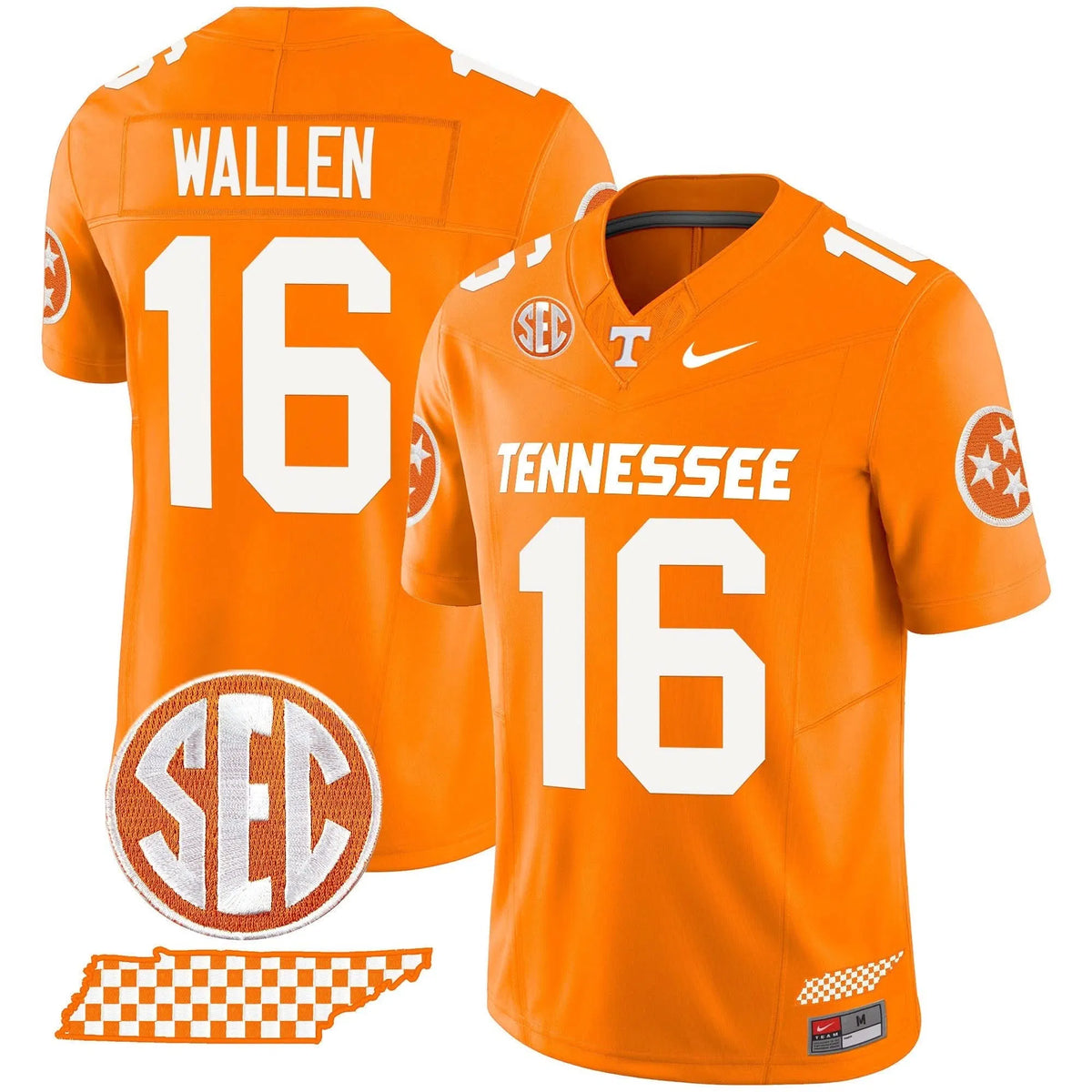 Personalized TV 2026 Vapor Limited Jersey V2 - Orange / Morgan Wallen Stitched