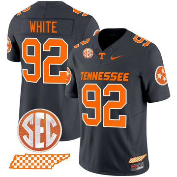 Personalized TV 2026 Vapor Limited Jersey V2 - Smokey Grey / Reggie White Stitched