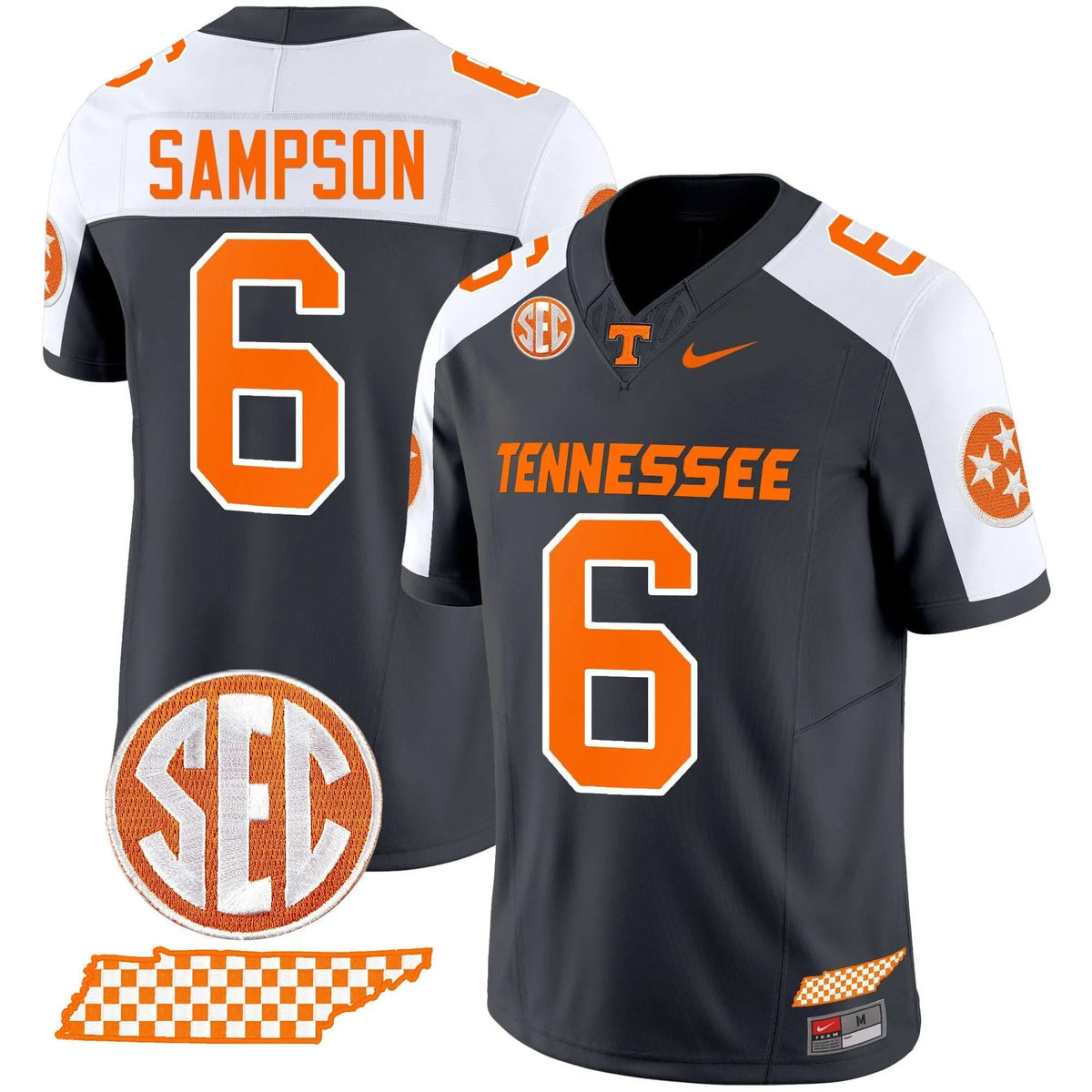 Personalized TV 2026 Vapor Limited Jersey V2 - Grey Alternate / Dylan Sampson Stitched