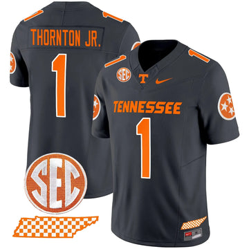 Personalized TV 2026 Vapor Limited Jersey V2 - Smokey Grey / Thornton Jr. Stitched