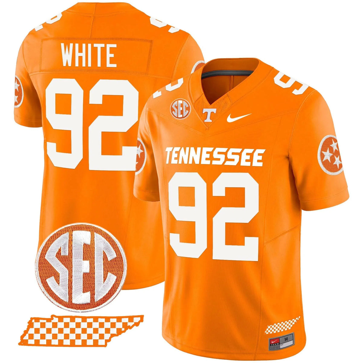 Personalized TV 2026 Vapor Limited Jersey V2 - Orange / Reggie White Stitched