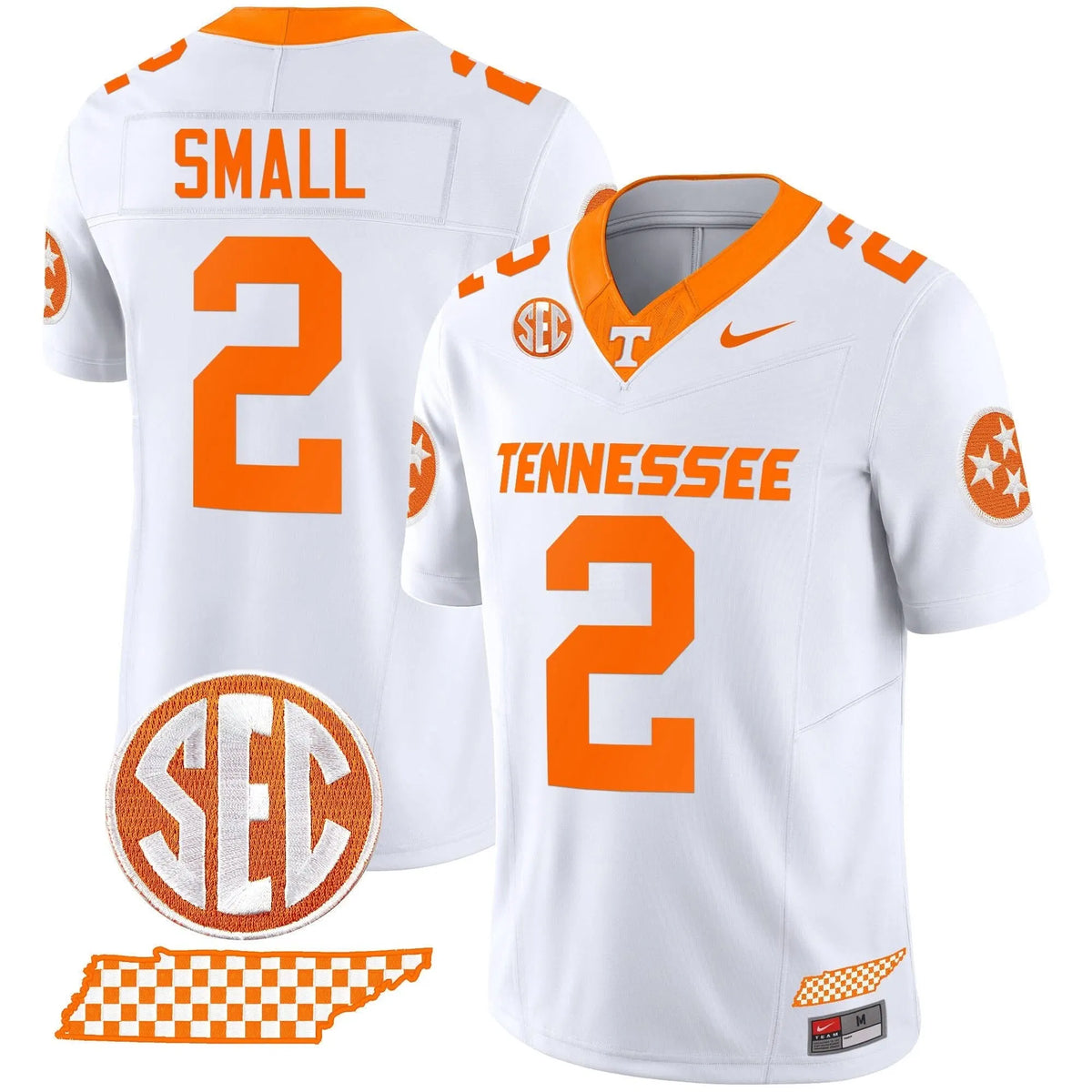 Personalized TV 2026 Vapor Limited Jersey V2 - White / Jabari Small Stitched