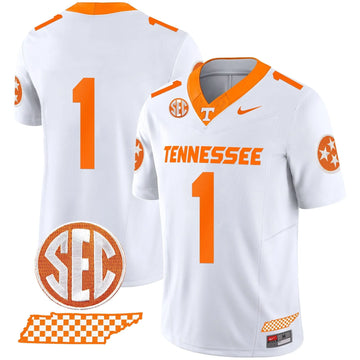 Personalized TV 2026 Vapor Limited Jersey V2 - White / #1 Team Stitched