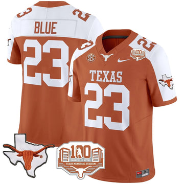 Personalized TL 2026 Vapor Limited Jersey - 100 years of Darrell K Royal - Orange Alternate / Jaydon Blue Stitched