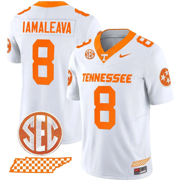 Personalized TV 2026 Vapor Limited Jersey V2 - White / Nico Iamaleava Stitched