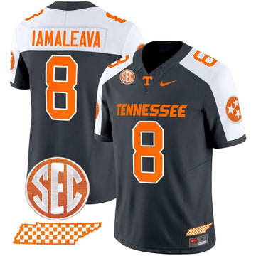 Personalized TV 2026 Vapor Limited Jersey V2 - Grey Alternate / Nico Iamaleava Stitched