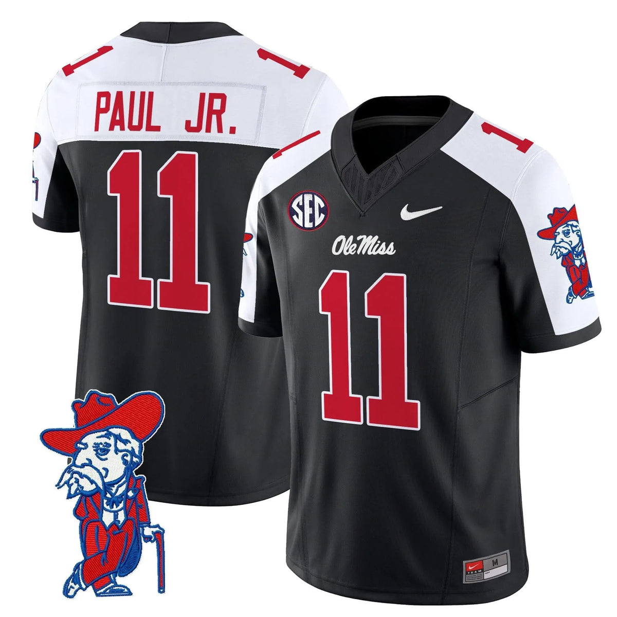 Personalized OMB 2026 Vapor Limited Jersey V2 - Black Alternate / Chris Paul Jr. Stitched