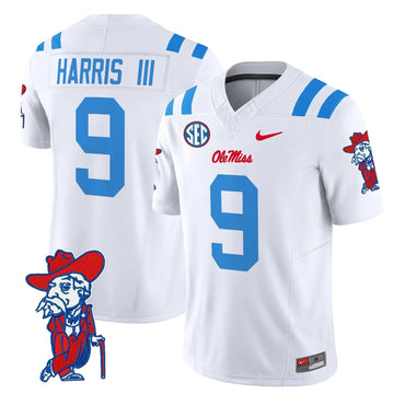 Personalized OMB 2026 Vapor Limited Jersey V2 - 2026 White / Tre Harris Stitched