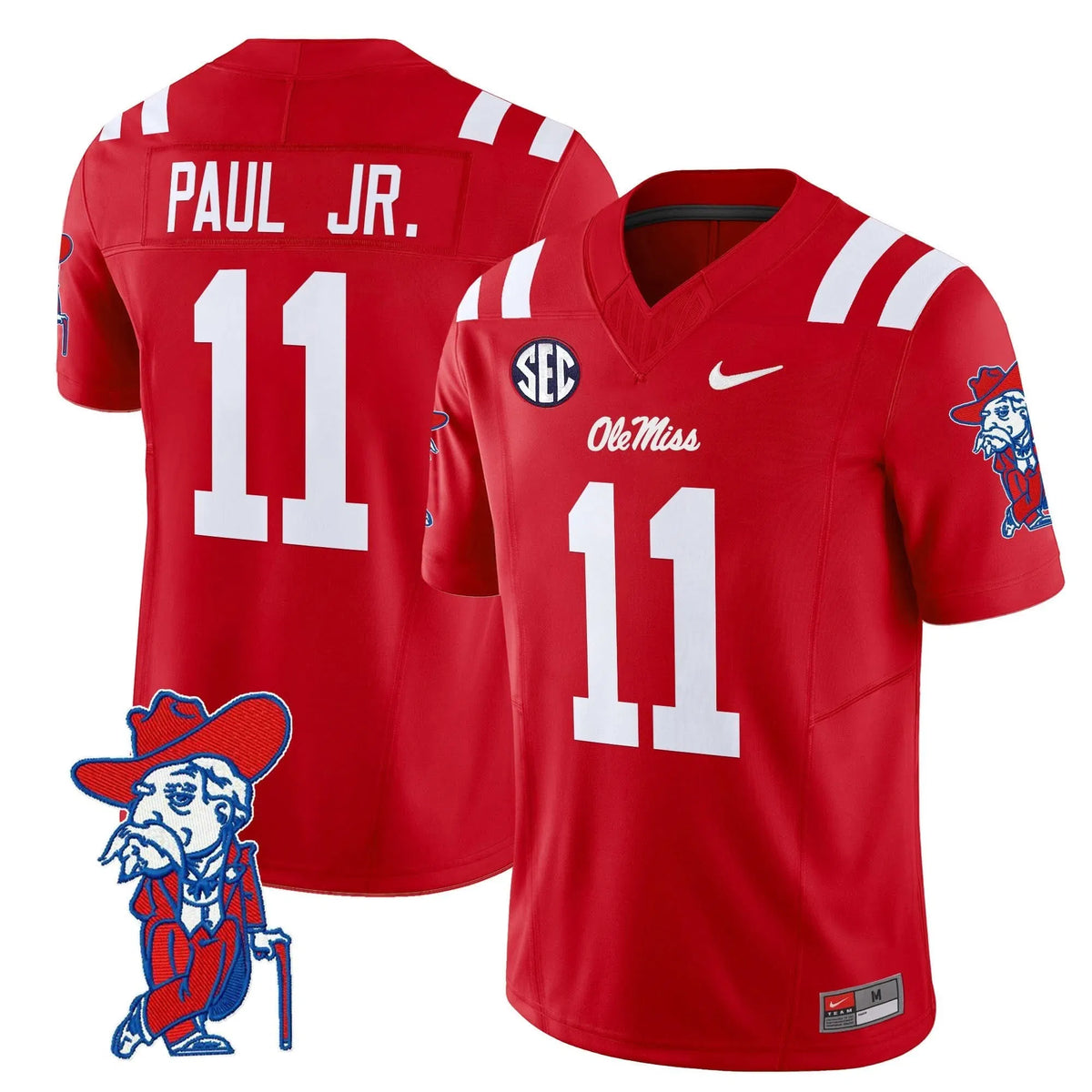 Personalized OMB 2026 Vapor Limited Jersey V2 - Red / Chris Paul Jr. Stitched