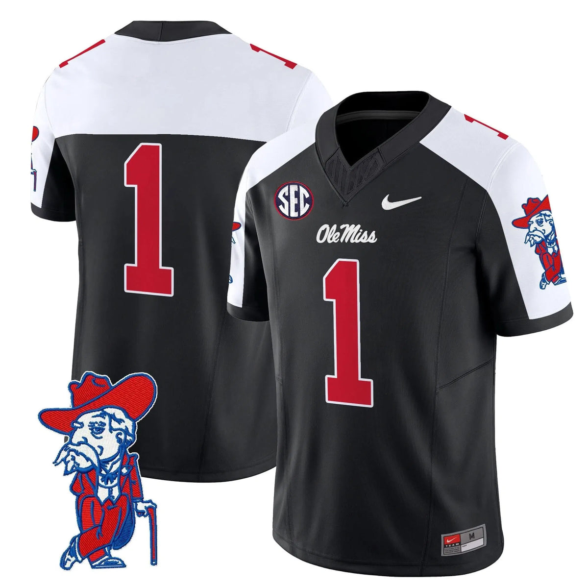 Personalized OMB 2026 Vapor Limited Jersey V2 - Black Alternate / #1 Team Stitched
