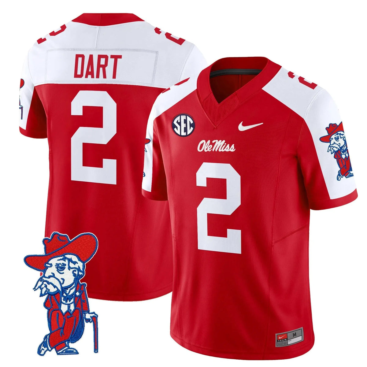 Personalized OMB 2026 Vapor Limited Jersey V2 - Red Alternate / Jaxson Dart Stitched
