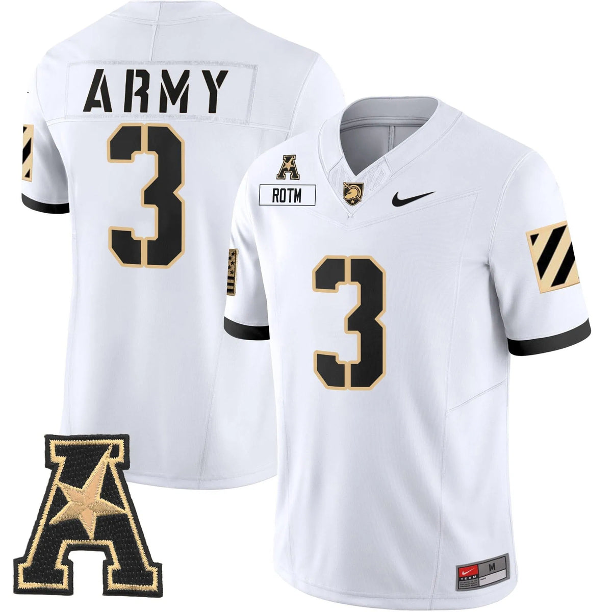 Personalized ABK 2026 Vapor Limited Jersey - AAC Patch - White / ROTM Stitched