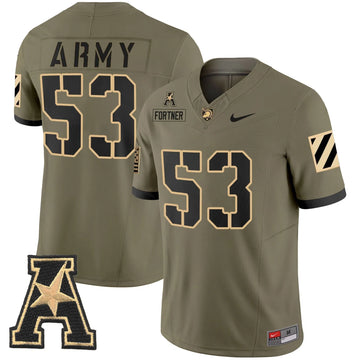 Personalized ABK 2026 Vapor Limited Jersey - AAC Patch - Olive / Kalib Fortner Stitched