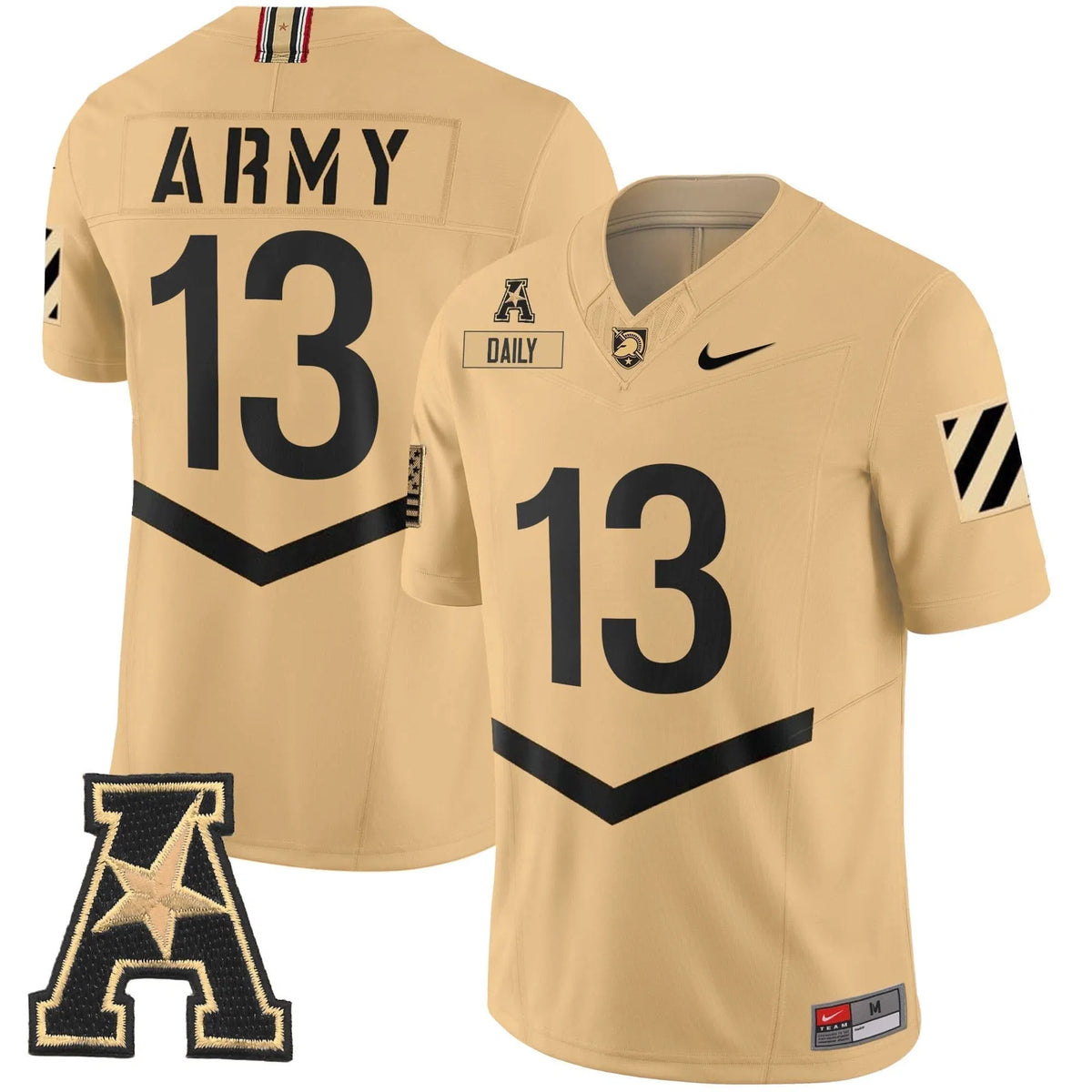 Personalized ABK 2026 Vapor Limited Jersey - AAC Patch - Tan / Bryson Daily Stitched