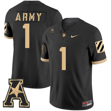 Personalized ABK 2026 Vapor Limited Jersey - AAC Patch - Black / #1 Team Stitched