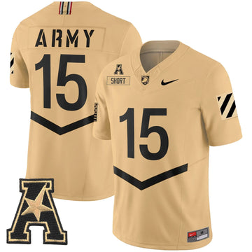 Personalized ABK 2026 Vapor Limited Jersey - AAC Patch - Tan / Noah Short Stitched