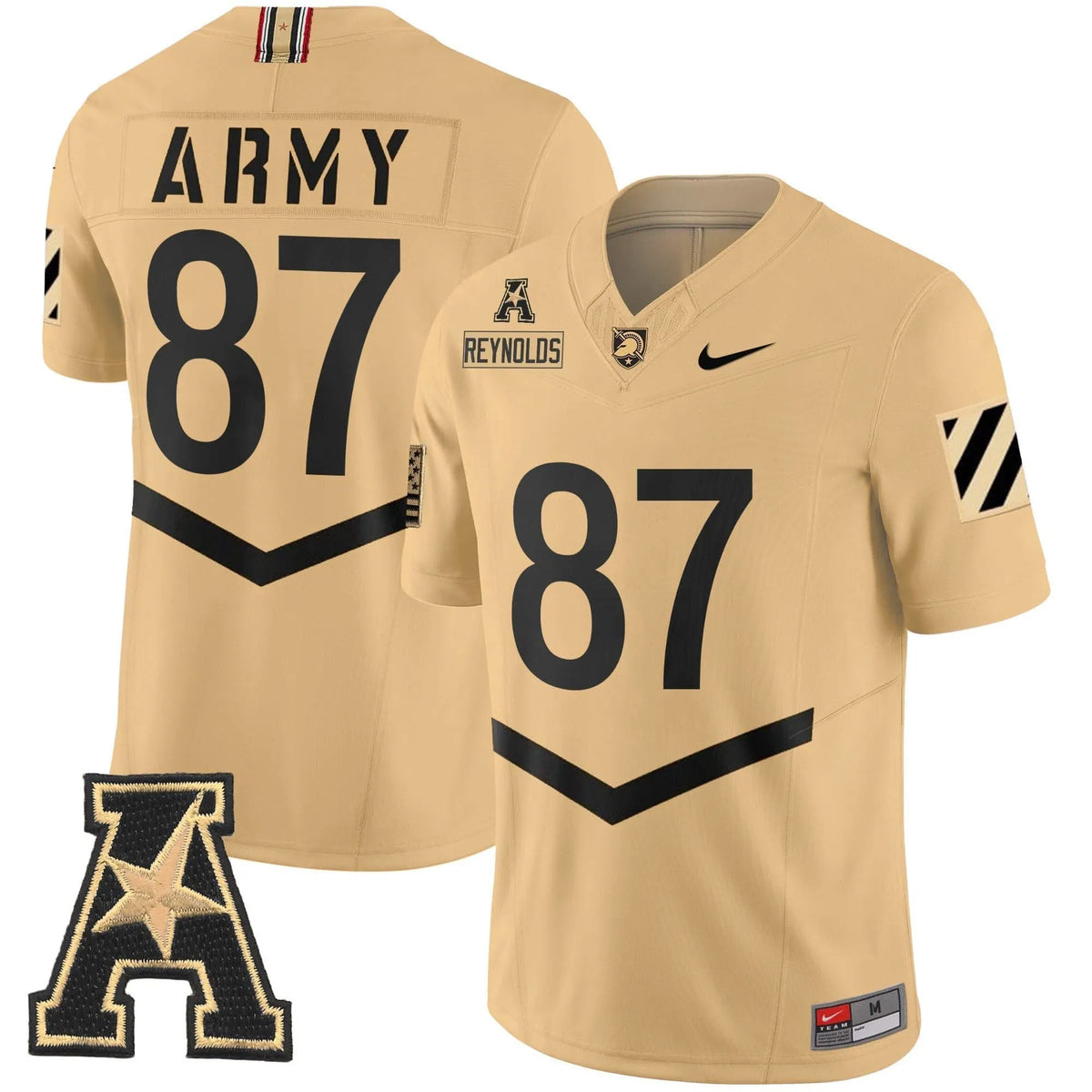 Personalized ABK 2026 Vapor Limited Jersey - AAC Patch - Tan / Casey Reynolds Stitched